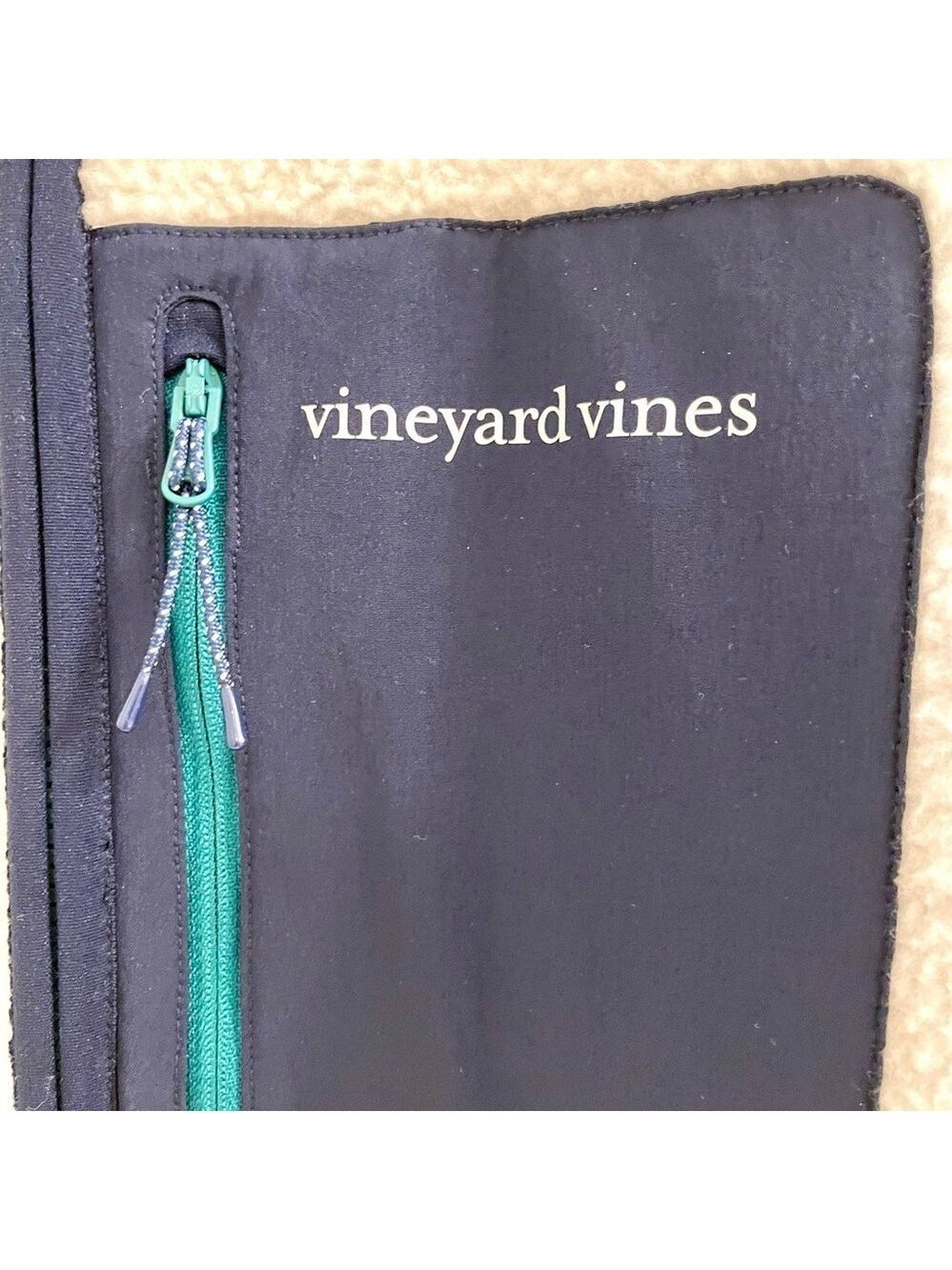 Vineyard Vines Outerwear Sherpa Half-Zip Men’s (Unisex) Pullover Jacket,… - Picture 4 of 9